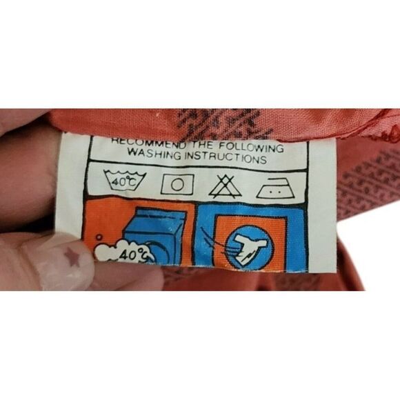 Vintage 80s Saturdays Button Up Plaid Check Men Shirt Size L Pink - Picture 8 of 9